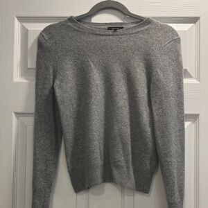 Quince Classic Gray Crew Neck Sweater